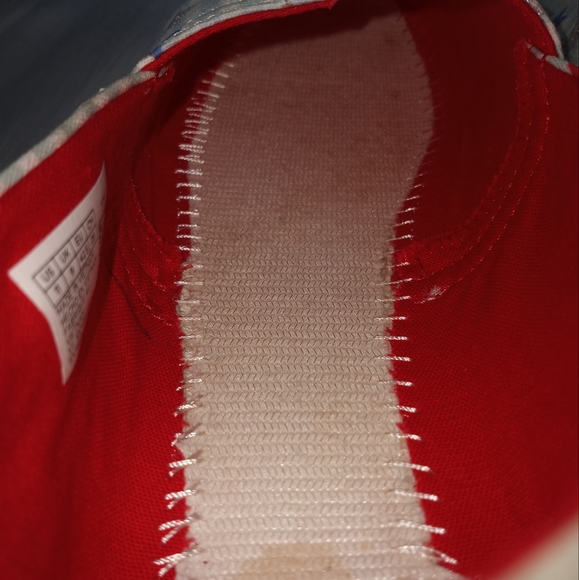 Toms White Blue Gingham Stars Glow In The Dark Alpargata Women's Size 11 - Picture 9 of 16